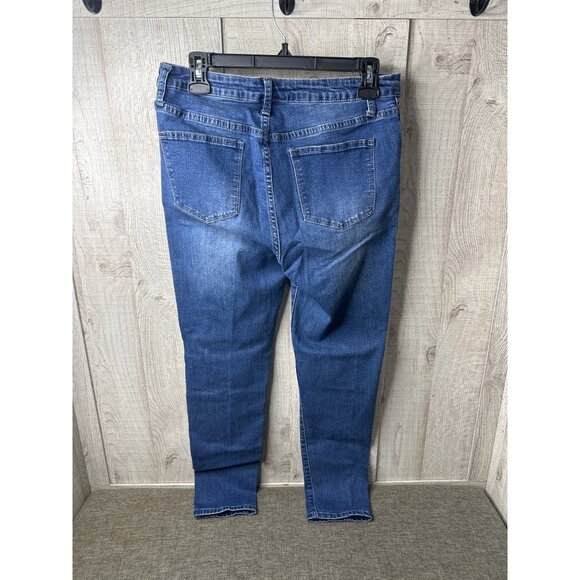 Great Smoky Womens High-Rise Skinny Jeans Size 11 Blue Stretch Denim Pants - Picture 2 of 7